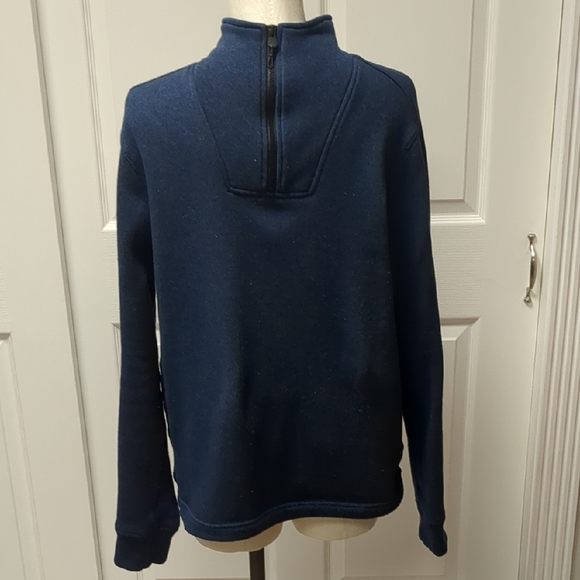 Banana Republic Men's Zip Up Sweater - Deep Blue - Picture 1 of 2